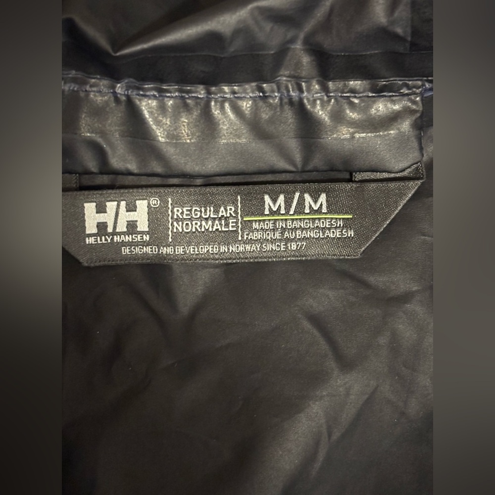NWOT HELLY HANSEN LOKE PACKABLE ANORAK WOMEN'S jacket packable blue size S - Picture 14 of 16